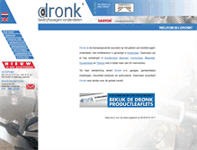 Tablet Screenshot of dronk.nl